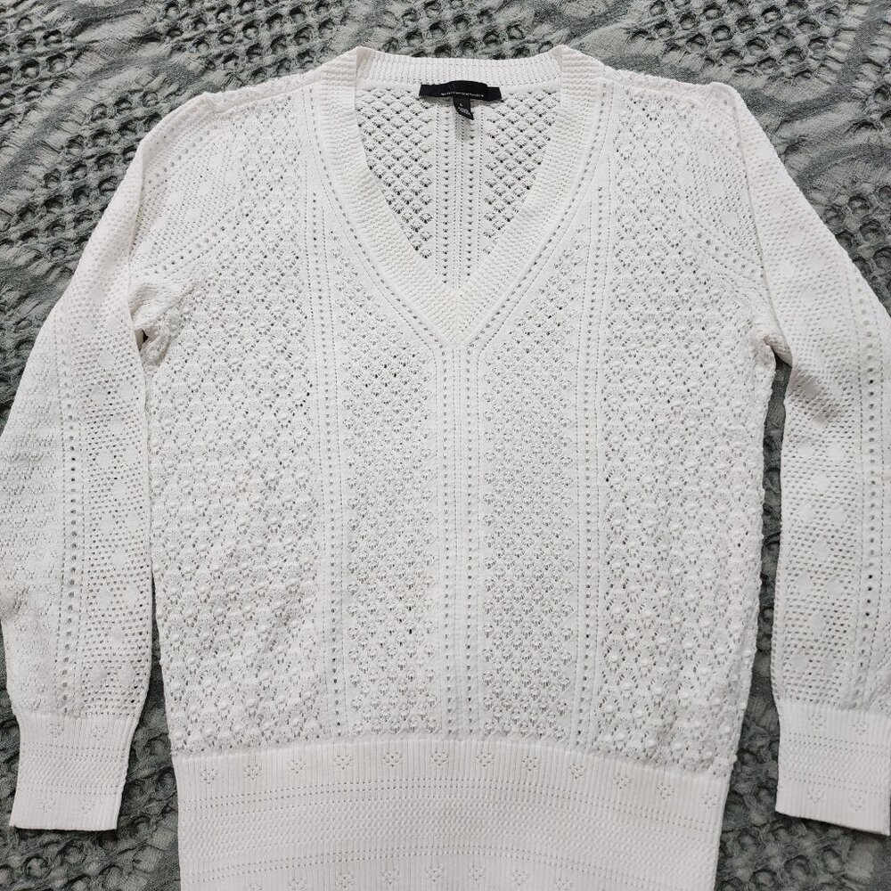 New white sweater